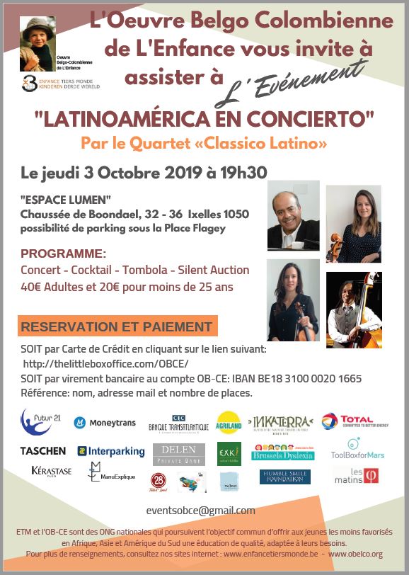 Invitation OBCE Concert Oct 2019